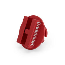 Load image into Gallery viewer, Mishimoto 2015+ Ford Mustang EcoBoost/2013+ Ford Focus ST Hoonigan Oil Filler Cap - Red - Back View