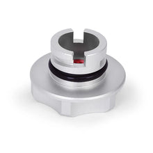 Load image into Gallery viewer, Mishimoto 2015+ Ford Mustang EcoBoost/2013+ Ford Focus ST Oil Filler Cap - Red - Back View