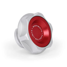 Load image into Gallery viewer, Mishimoto 2015+ Ford Mustang EcoBoost/2013+ Ford Focus ST Oil Filler Cap - Red - Installation View