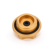 Load image into Gallery viewer, Mishimoto Subaru Oil FIller Cap - Gold - Main Product View