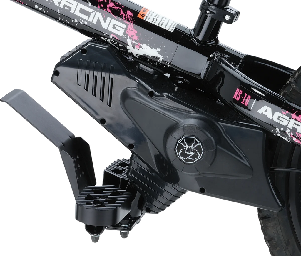 Moose Racing Agroid RS-16 E-Bike Skid Plate - Aluminum X01-E2503 - Back View
