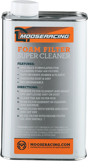 Moose Racing Biodegradable Air Filter Cleaner - 1L DT-20-50 - Main Product View