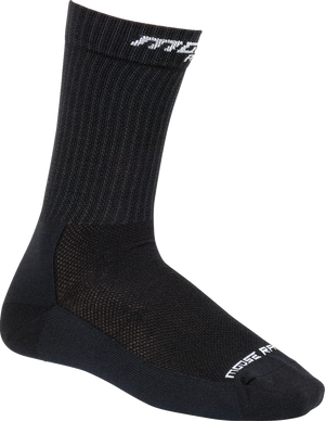 Moose Racing Crew Socks - Black - S/M 34310790 - Main Product View