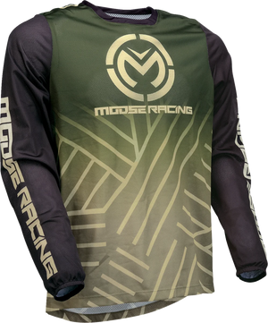 Moose Racing Sahara Jersey - Green/Black - Medium 29107943 - Main Product View