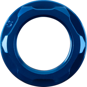 Moose Racing Steering Stem Nut - Blue C23-4244L - Main Product View