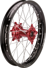 Load image into Gallery viewer, Moose Racing Wheel Assembly - SX-1 - Complete - Rear - Black Wheel/Gray Hub - 19x2.15 MR-21519-BKGY - Side View