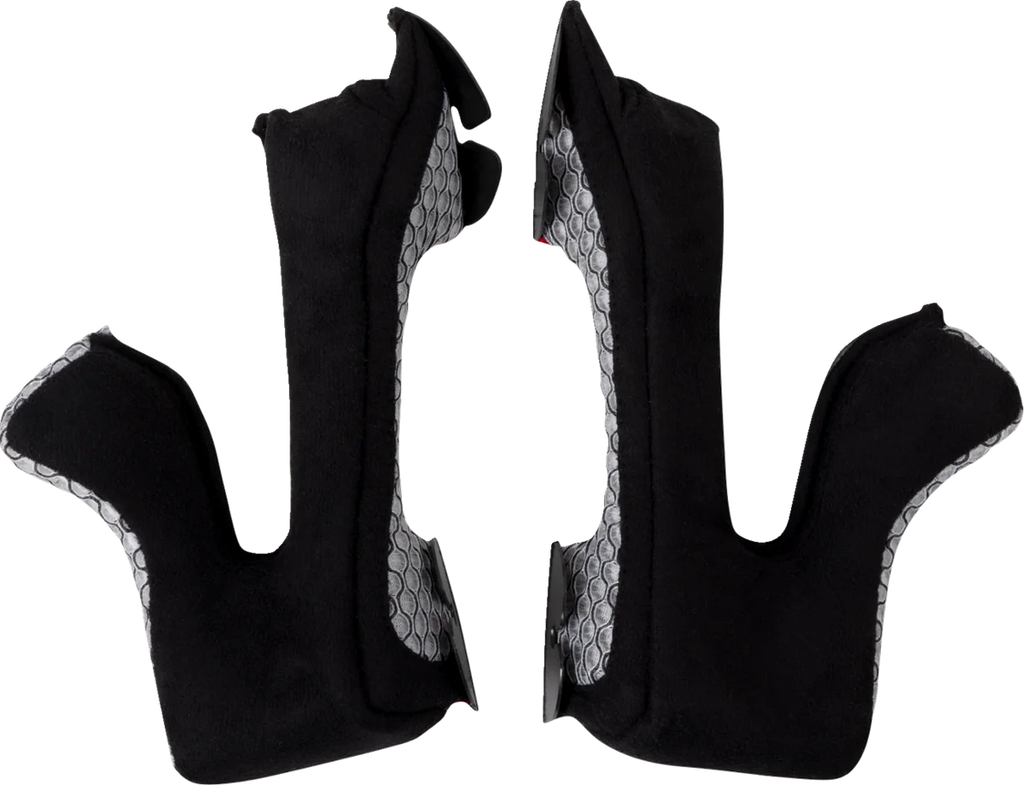 Moose Racing Youth F.I. Cheek Pads - Vaporwave - Gray - Small 01343625 - Side View