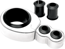 Load image into Gallery viewer, Motion Pro Cable Clamp - Dual - 1-1/8" Mounting Diameter - Chrome 11-0044 - Main Product View