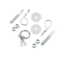 Load image into Gallery viewer, Mr Gasket Hood pin kit with hairpin style clips designed for oval track applications. 1619