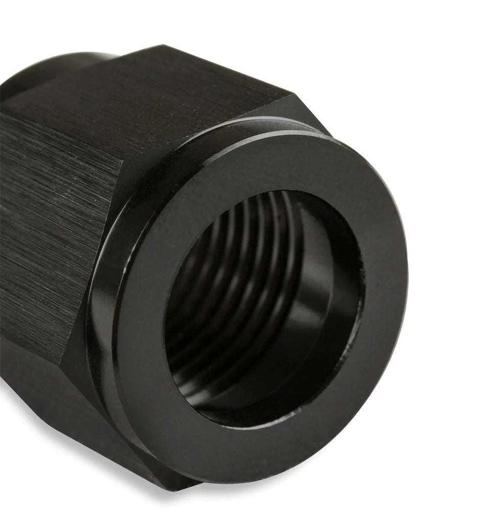 Mr Gasket Mr. Gasket -8 AN Tube Nut (2) - Black 481808-BL - Side View