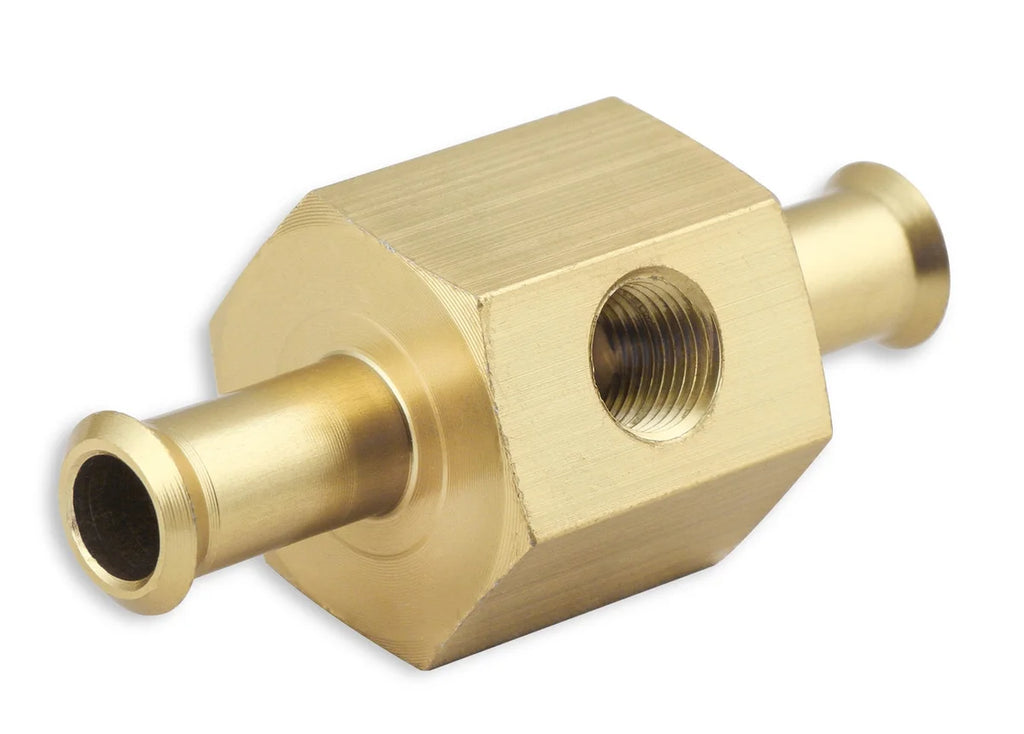 Mr Gasket Mr. Gasket Fuel Block with 0-15 PSI Liquid Filled Fuel Pressure Gauge 1564 - Installation View