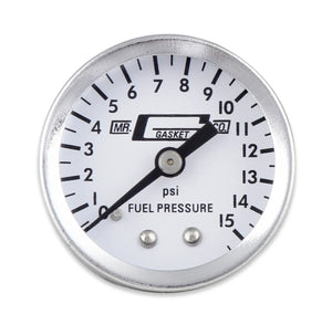 Mr Gasket Mr. Gasket Fuel Pressure Gauge - 0-15 PSI - 1-1/2 Inch Diameter 1561 - Main Product View