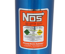 Load image into Gallery viewer, NOS/Nitrous Oxide System 15 lb Nitrous Bottle w/ NOS Blue Finish & Super Hi Flo Valve 14750NOS - Additional View 6