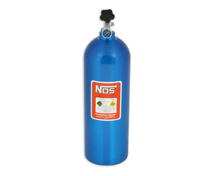 NOS/Nitrous Oxide System 20 lb Nitrous Bottle w/ NOS Blue Finish & Super Hi Flo Valve 14760NOS - Main Product View