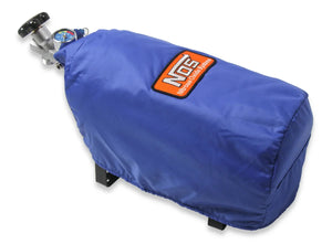 NOS/Nitrous Oxide System 7" diameter blue bottle blanket with velcro closure. For 10 lb nitrous bottles. 14165NOS - Main P...