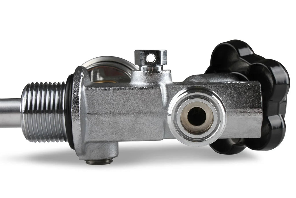 NOS/Nitrous Oxide System NOS 10 lb. Bottle Super Hi-Flow Valve Assembly with Siphon Tube and Black Gauge 16137ABNOS - Addi...
