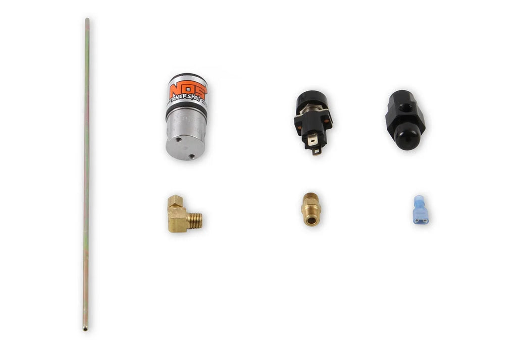 NOS/Nitrous Oxide System NOS -6AN Nitrous Bottle Purge Valve-Black 16032BNOS - Side View