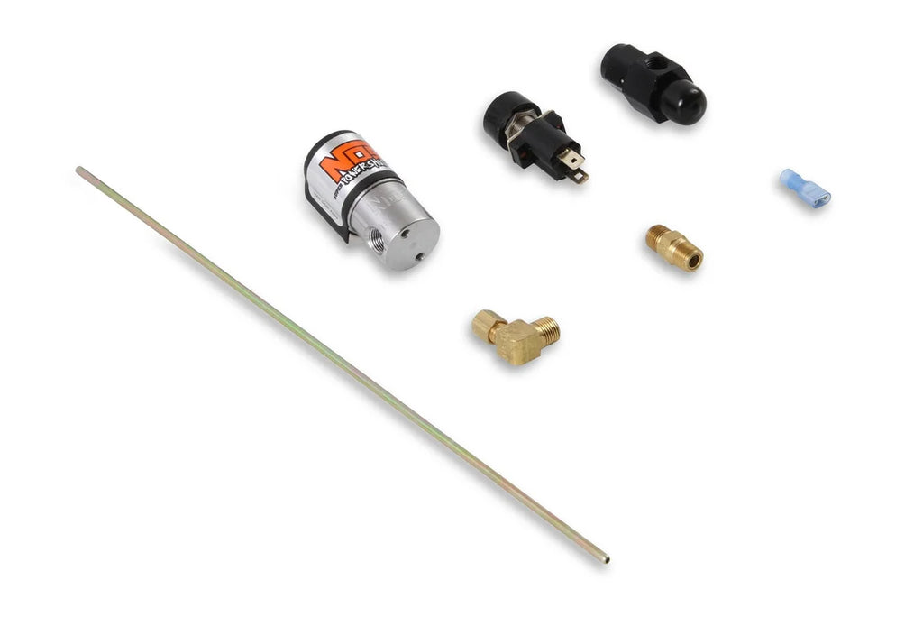 NOS/Nitrous Oxide System NOS -6AN Nitrous Bottle Purge Valve-Black 16032BNOS - Back View