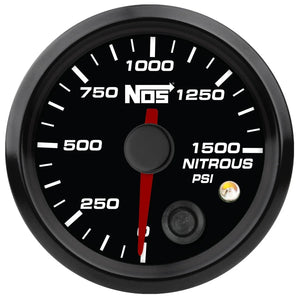 NOS/Nitrous Oxide System NOS Analog Style 2-1/16" Nitrous Pressure Gauge 15939NOS - Main Product View