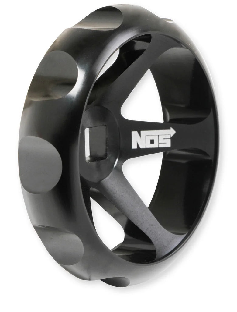 NOS/Nitrous Oxide System NOS Billet Hand Wheel for Bottle Valves 16147NOS - Side View