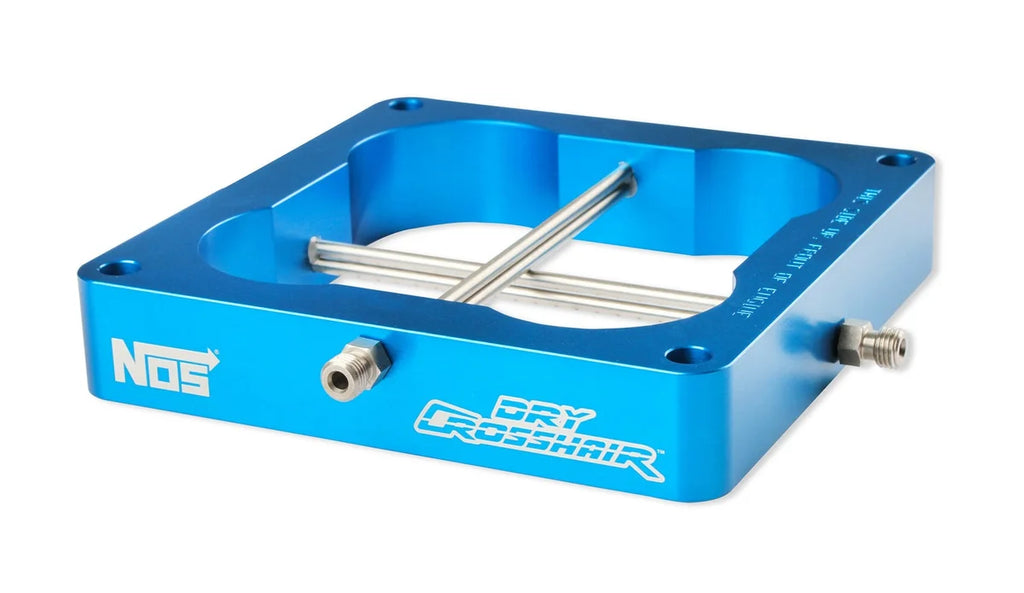 NOS/Nitrous Oxide System NOS Crosshair Plate Dominator flange Professional Kit - Plate only 12666NOS - Back View