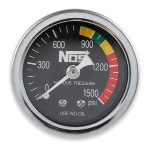 NOS/Nitrous Oxide System NOS Nitrous Gauge, Black, 1-1/2" 15925NOS - Main Product View