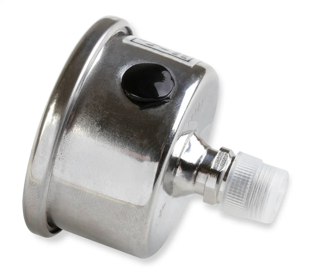NOS/Nitrous Oxide System NOS Nitrous Gauge, Blue, 1-1/2", Liquid Filled 15918NOS - Side View