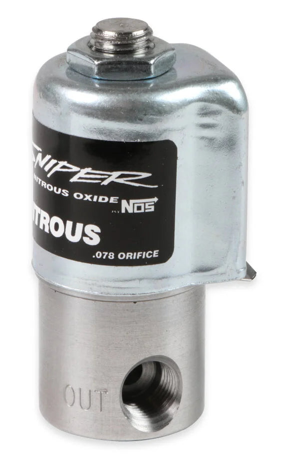 NOS/Nitrous Oxide System NOS Sniper Wet Nitrous Plate Kit - Quadrajet 07007NOS - Back View