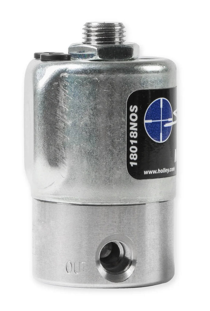 NOS/Nitrous Oxide System Sniper Nitrous Solenoid with a large body and increased power capacity 18018NOS - Installation View