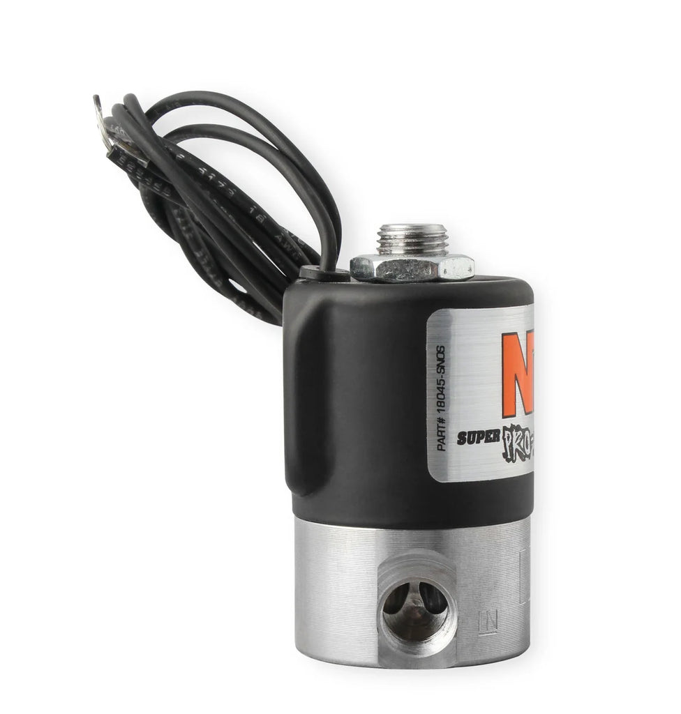 NOS/Nitrous Oxide System Super Pro-Shot Nitrous Solenoid 18045BNOS - Side View