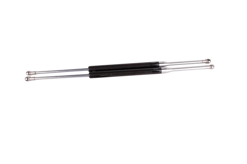 NRG Carbon Fiber Hood Damper Kit - 02+ Acura RSX (Half Pressure Shocks for CF Hood) - Side View