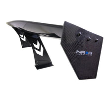 Load image into Gallery viewer, NRG Carbon Fiber Spoiler - Universal (69in.) w/NRG Logo / Stand Cut Out / Large Side Plate - Additional View 6