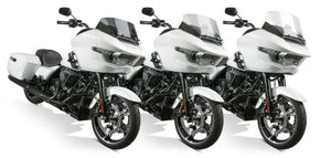 National Cycle 24+ Harley Davidson FLT/ 23 FLT CVO V-Stream Quantum Plus Tall Windshield- Clear - Main Product View