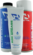 Load image into Gallery viewer, No Toil Filter Oil, Cleaner, and Rim Grease Kit - Aerosol NT207 - Main Product View