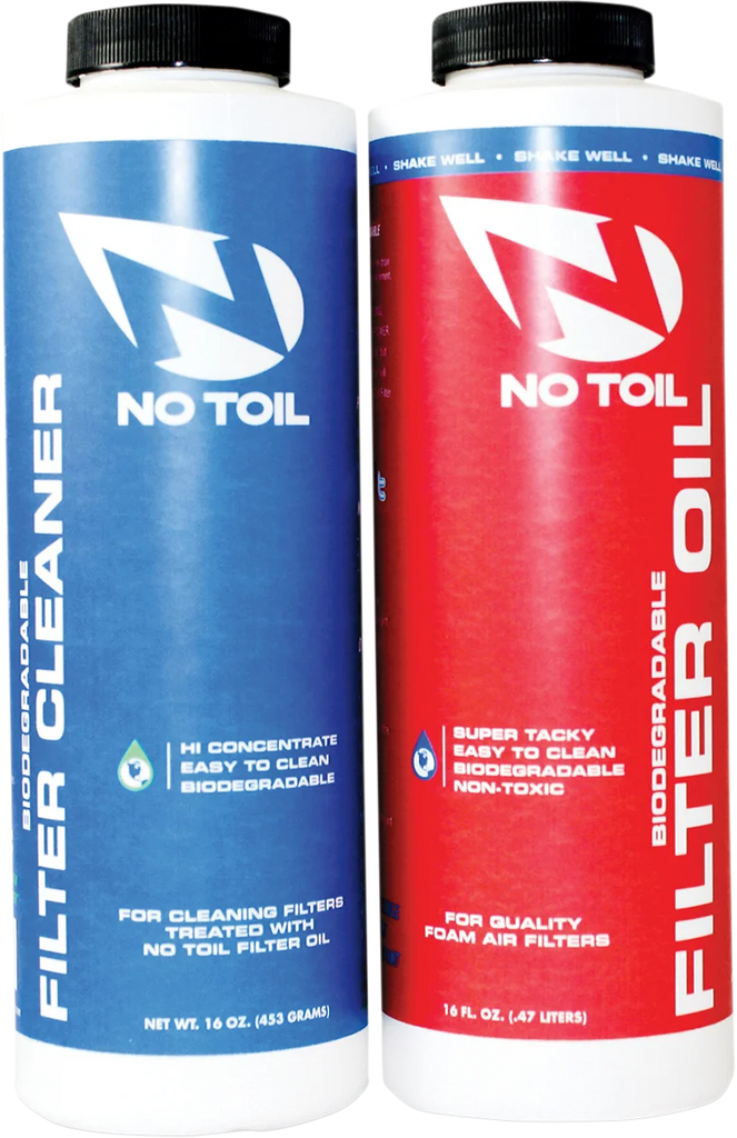 No Toil Filter Oil, Cleaner, and Rim Grease Kit - Aerosol NT207 - Side View