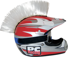 Load image into Gallery viewer, PC Racing Helmet Mohawk - White PCHMWHITE - Main Product View