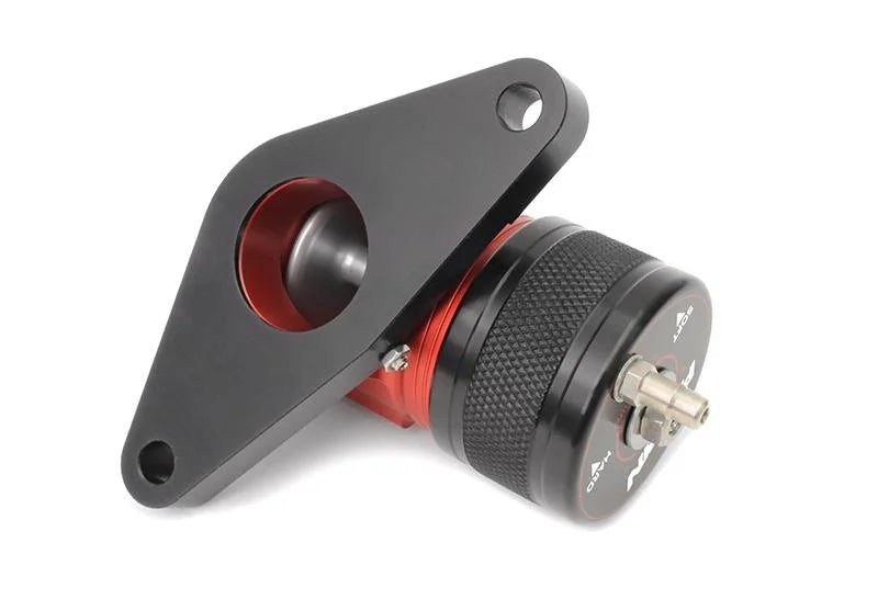 PERRIN 02-07 Subaru WRX / 04-21 STI / 06-08 FXT Bypass/Blow Off Valve - Red - Side View