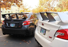 Load image into Gallery viewer, PERRIN 15-21 Subaru STI Wing Stabilizer - Black - Side View