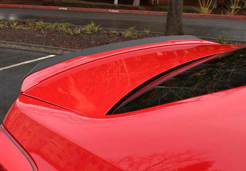 PERRIN 15-21 Subaru WRX/STI (Sedan ONLY w/ Premium Wing) Gurney Flap - Back View