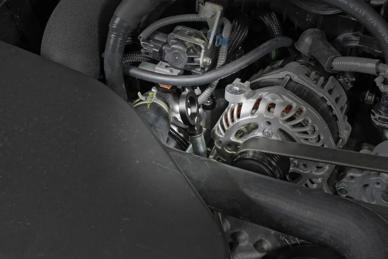 PERRIN 15-25 Subaru WRX & 13-25 BRZ/FR-S/86/GR86 Dipstick Handle Loop Style - Black - Back View