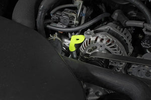 PERRIN 15-25 Subaru WRX & 13-25 BRZ/FR-S/86/GR86 Dipstick Handle P Style - Neon Yellow - Main Product View