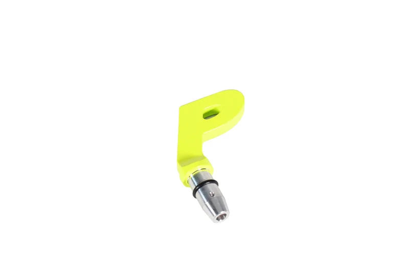 PERRIN 15-25 Subaru WRX & 13-25 BRZ/FR-S/86/GR86 Dipstick Handle P Style - Neon Yellow - Back View