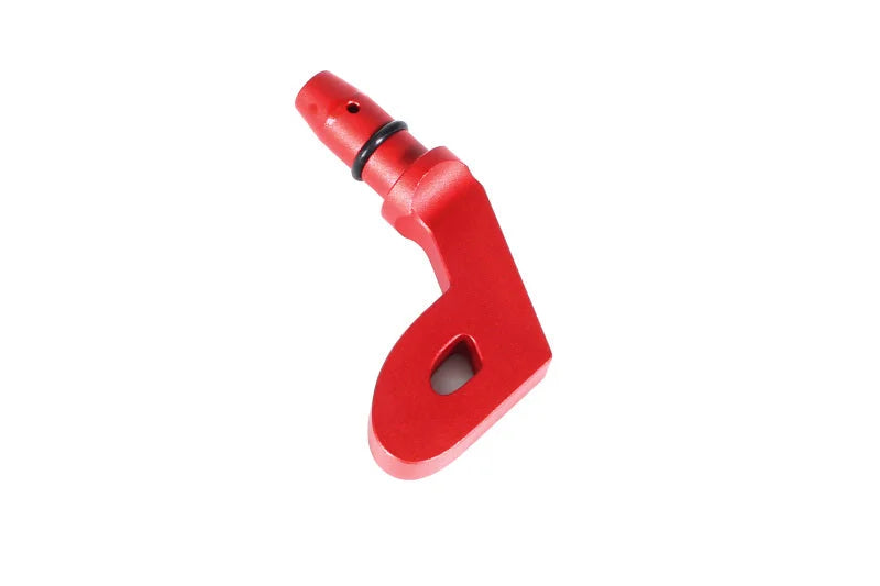 PERRIN 15-25 Subaru WRX & 13-25 BRZ/FR-S/86/GR86 Dipstick Handle P Style - Red - Side View