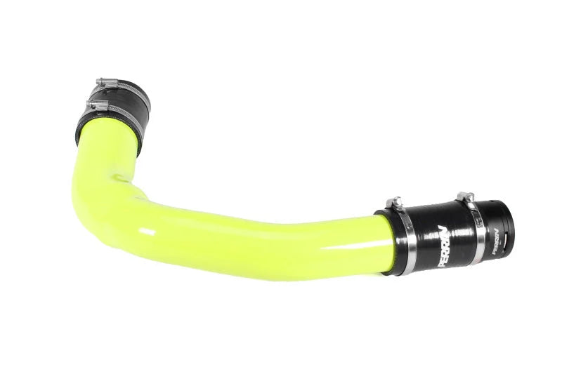 PERRIN 22-25 Subaru WRX / 19-25 Ascent / 22-25 Outback Turbo Charge Pipe Neon Yel. - Side View