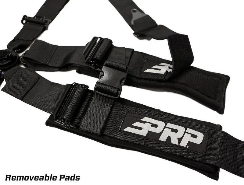 PRP 5.2 Harness(Cam-Lock, SFI Rated) - Black - Side View