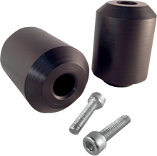 Load image into Gallery viewer, PSR Bar End Sliders - Black 07-01900-02 - Side View