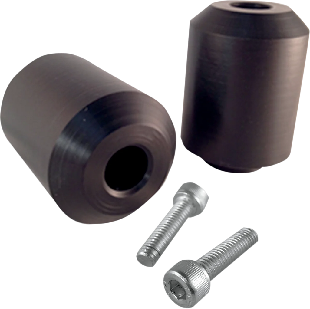 PSR Bar End Sliders - Black 07-01902-02 - Side View