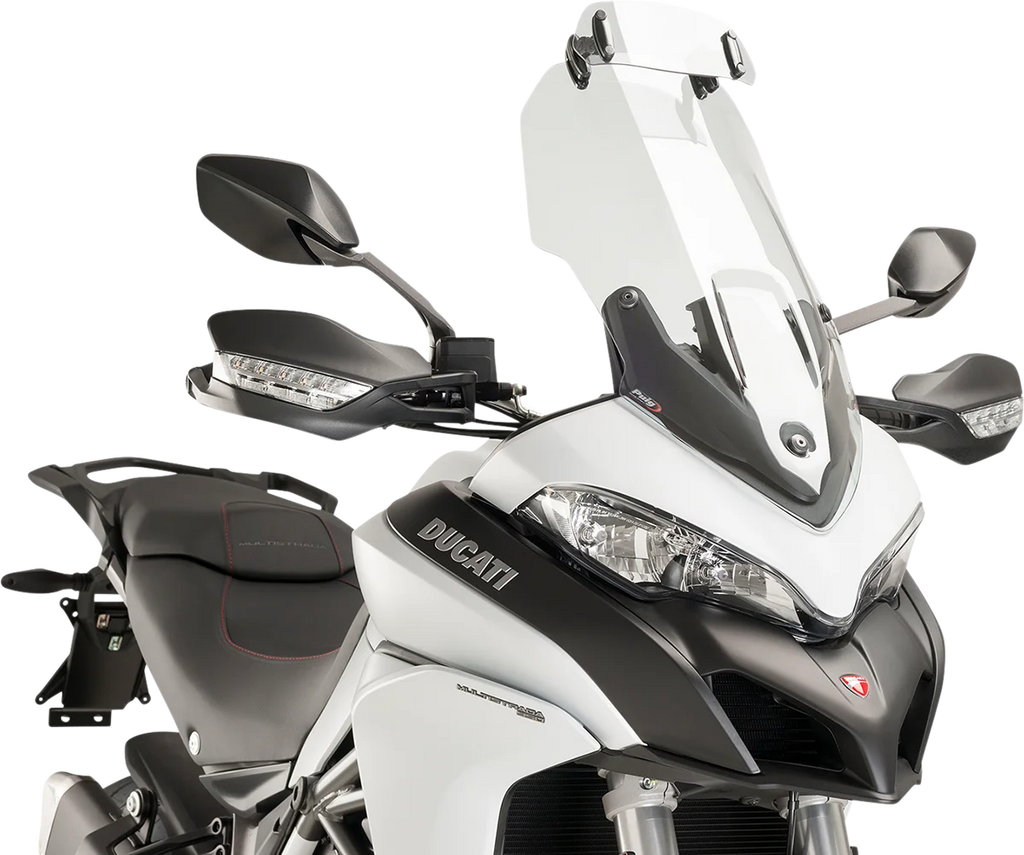 PUIG Adjustable Visor - Clear - R1200GS 6319W - Side View