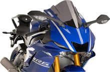 Load image into Gallery viewer, PUIG Race Windscreen - 14-1/4" - Dark Smoke - Yamaha 9723F - Main Product View