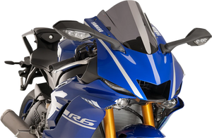 PUIG Race Windscreen - 14-1/4" - Dark Smoke - Yamaha 9723F - Main Product View